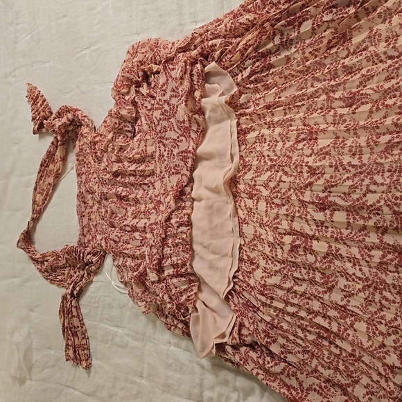 Olivaceous Red Floral Maxi Dress Size S - Picture 10 of 12